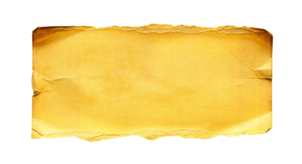Golden parchment paper mockup