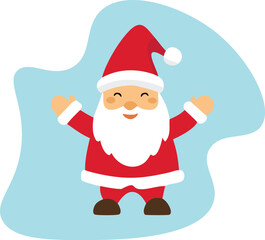 Santa Claus Vector Christmas Illustration