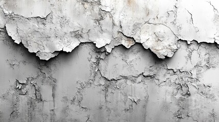 Obraz premium Gray Solid Background with Cracked Texture for Design Use