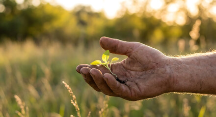 Nueva vida en la mano