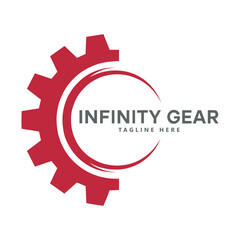 Gear logo icon symbol design template