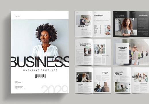 Business Magazine Layout