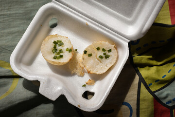 picture of Khanom Krok is a traditional Thai dessert