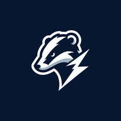 Lightning Badger Logo