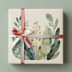 gift box with ribbon