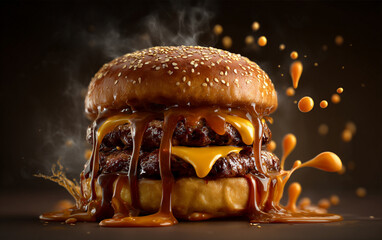 3d render of a man with a skull