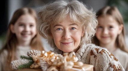 Generations Enjoy Warm Christmas Gifts