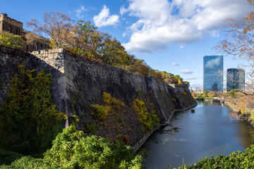 Osaka castle.