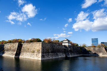 Osaka castle.