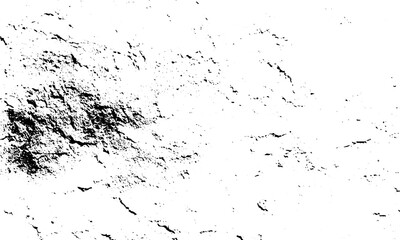 Black and white rough texture grunge vector background, Distressed overlay texture abstract concrete wall grunge. 