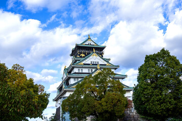 Osaka castle.