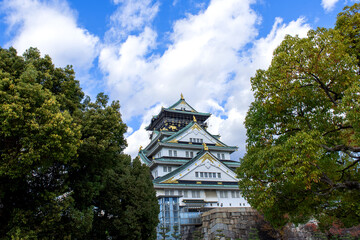 Osaka castle.