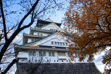 Osaka castle.
