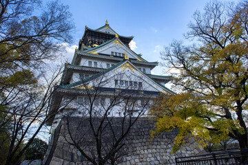 Osaka castle.