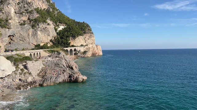 Finale Ligure Italien im November