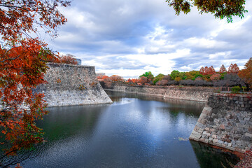 Osaka castle.
