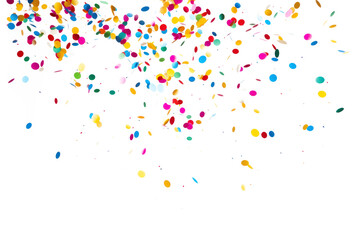 Festive confetti overlays