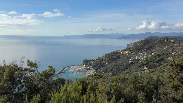 Finale Ligure Italien im November