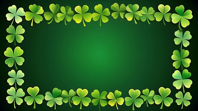 Clover Frame Opening Vector