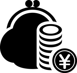 がま口財布のアイコン