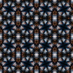 Colorful floral mosaic pattern - seamless abstract design with vibrant geometric shapes.