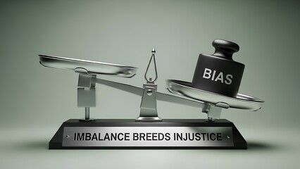 Scale Showing Bias Imbalance Breeding Injustice