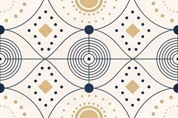 abstract seamless pattern with circles