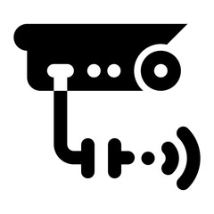 icon cctv with style glyph