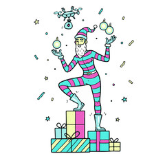 vector illustration of a man