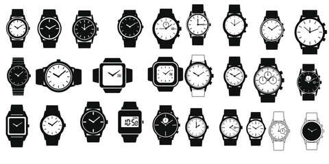 Collection of various watches in different styles and designs