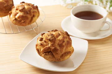 シュー・ア・ラ・クレーム　フランス菓子のイメージ