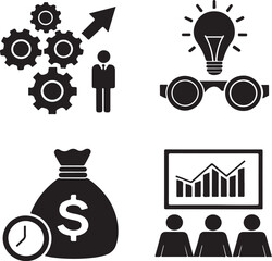 Business Solutions & Growth Icons