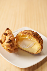 シュー・ア・ラ・クレーム　フランス菓子のイメージ