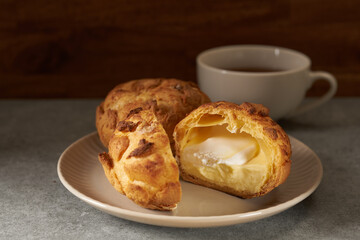 シュー・ア・ラ・クレーム　フランス菓子のイメージ