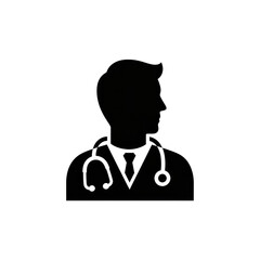 Doctor Silhouette Medical Icon