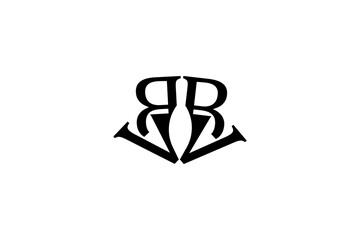  stylized monogram logo featuring the letters 'R' and 'B'. 