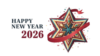 New year 2026 celebration design