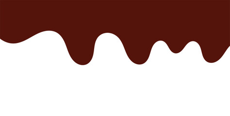 Obraz premium chocolate, cocoa, dessert, sweet, liquid, sauce, splash, drip, flow, melt, food, texture, creamy, brown, glossy, syrup, topping, candy, snack, baking, pastry, sugar, fluid, isolated, white, background