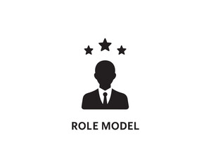 Role Model icon vector design illustration