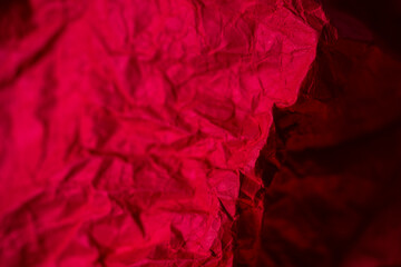 くしゃくしゃな赤色の背景	