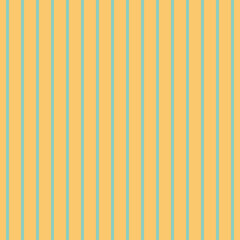 Vintage retro vertical yellow and turquoise stripe repeat pattern. Great for modern interiors, accent walls in cafes, studios, or creative spaces