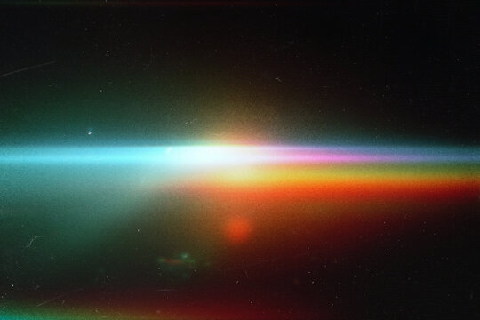 light leaks overlay effect with scratch dust and blur colorful light,retro film distressed flare on black background,analog film burn lens flare effect,Leaked camera poster photo effect mockup