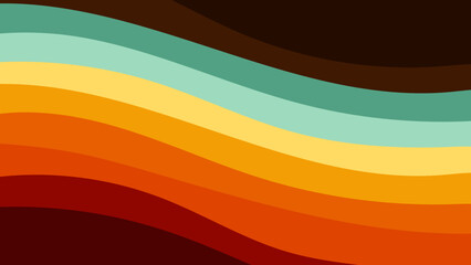 a colorful background with a wave pattern