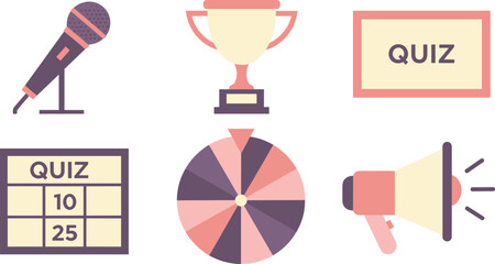 Interactive quiz event illustration