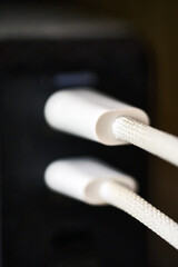 Connecting two cables at a charger point