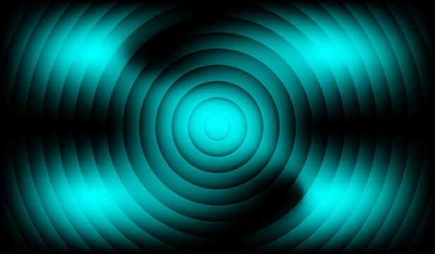 glass effect background-circle blue saphire