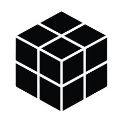 Math Puzzle Cube Icon