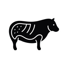 Minimal Meat Food Icon