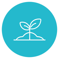Land Restoration icon vector image. Can be used for Global Warming.
