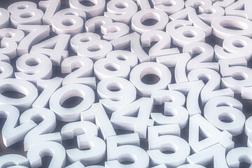 Digital background with smooth gradient color stripes.